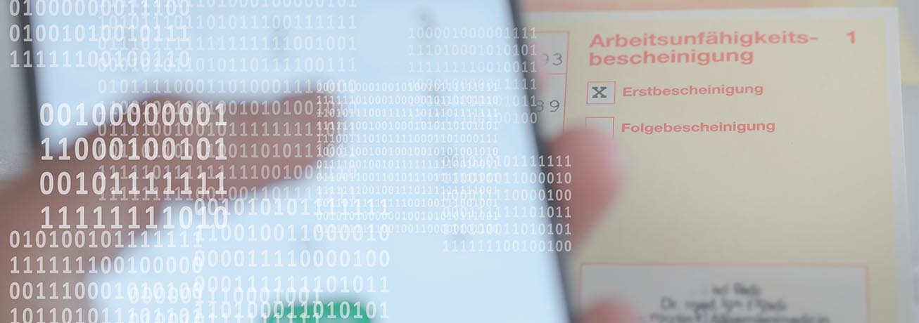 Krankmeldung beim Arbeitgeber nur noch digital Krankmeldung beim Arbeitgeber nur noch digital
